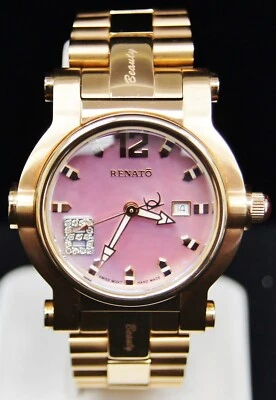 Reloj de cuarzo para mujer RENATO Beauty Collection rosa mop 36 mm S/S 1 de 60 limitado Foto 1 de 4