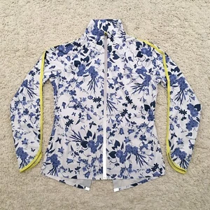 Rohnisch Womens Floral Full Zip Reflective Active Jacket Size Medium - Picture 1 of 9