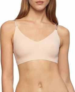Calvin Klein Invisibles Comfort Wireless Triangel Bralette BH Bare Nude Gr. M - Bild 1 von 3