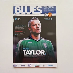 Birmingham City - Manchester United 29. September 2007 Programm sehr guter Zustand - Bild 1 von 5