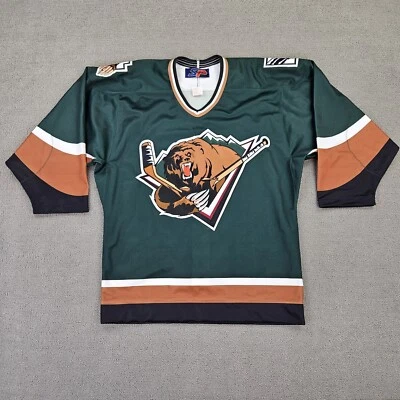 Utah Grizzlies SP Official Hockey Jersey IHL Size 44 Made In Canada - Image 1 of 4