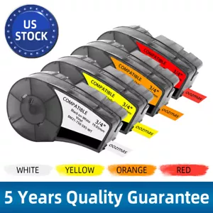 For BMP21-PLUS M21-750-595-WT M21-750-499 Label Cartridge Black/White 3/4" - Picture 1 of 37