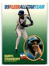 1989 Fleer #10 Darryl Strawberry