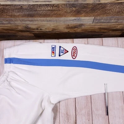 WOMEN'S M Ralph Lauren POLO White JOGGER Limited Edition World Cup Racing Ski - Image 1 of 4