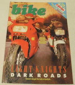 BIKE 3/87 Kawasaki GPZ600R Richard & Mopsa English Ducati Indiana Gilera 125KZ - Picture 1 of 2