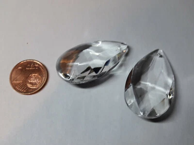 2x Kristallzapfen Glitzerstein Feng Shui Dekostein - Bild 1 von 4