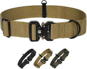 Collare per cani regolabile con fibbia di sicurezza a sgancio rapido adatto al collo misura 16"-25" - Foto 1 di 7