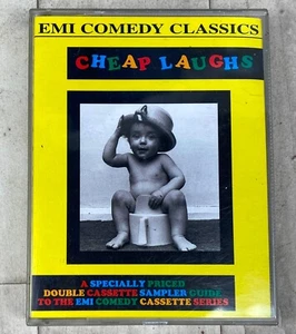 CHEAP LAUGHS Stand Up Comedy Cassette Tape Audiobook Woody Allen Spike Milligan - Picture 1 of 4