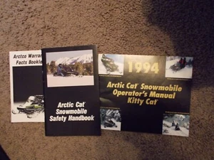 1994 Arctic Cat Kitty Cat Operator's Manual / p/n 2254-947 - Picture 1 of 3