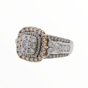 Lady's Diamond Cluster Ring 15 Diamonds .81 CTW 14K Yellow Gold 8.1g (PZ1002072) - Picture 1 of 2