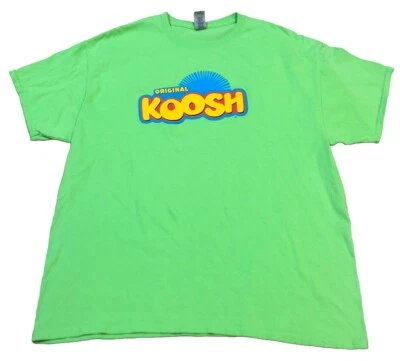 Camiseta Koosh Ball Original Vintage Años 90 Camiseta 2 Caras Para Hombre XL Verde Lima Foto 1 de 4