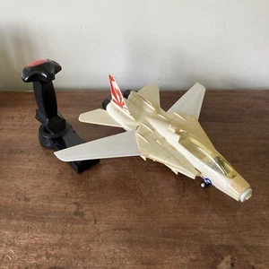 1989 Hasbro Flying Fighters F-14 Tomcat Jet Joystick Top Gun Sun Downers - Picture 1 of 11