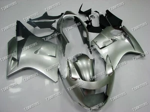 Fit for 96-07 CBR1100XX BlackBird Silver ABS Injection Mold Bodywork Fairing Kit - Picture 1 of 8