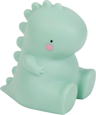 Little Light Nachtlicht T-Rex Grün klein ca. 12 cm Batterienbetrieben 3+ Jahren - Bild 1 von 3