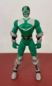 Bandai 2000 ☆ POWER RANGERS ☆ Time Force : Green Ranger - 14cm Action Figure - Bild 1 von 4
