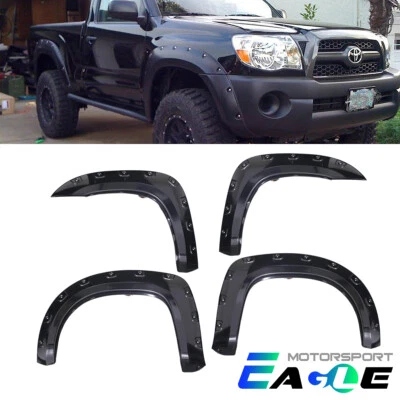 Remache negro guardabarros llamaradas para Toyota Tacoma 73,5 Fleetside Bed 2005-2011 Foto 1 de 4