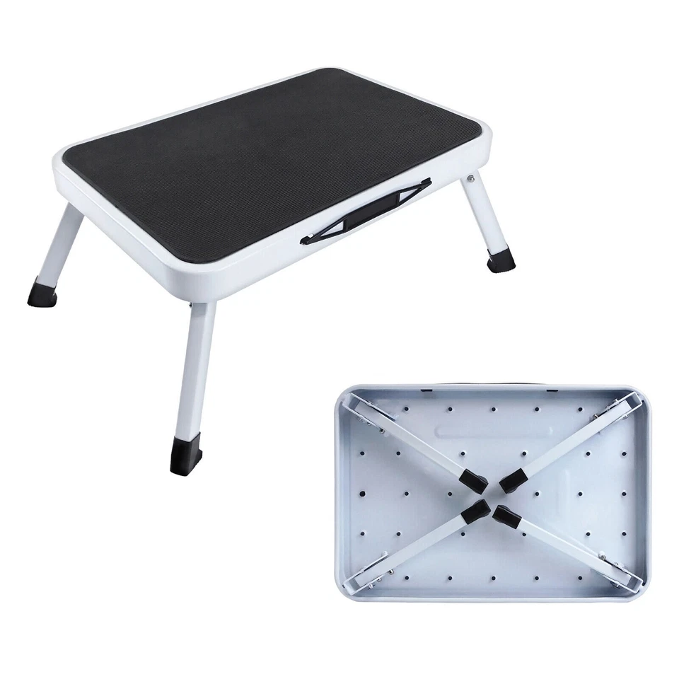 Bonsport Klapptritt | Einstufiger Tritt - Weiss, 1,5 kg