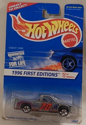 Chevy 1500 CK Pickup Truck Hot Wheels 1996-367 First Editions Retired 2018 China - Image 1 of 4