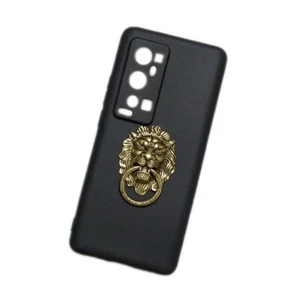 3D Lion Head Finger Ring Stand Holder Soft TPU Case Cover for Vivo X60 Pro Plus - Picture 1 of 4