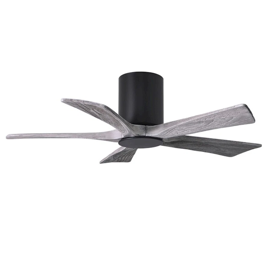 Matthews Fan Irene-HLK 5-Bld 42" Flush Paddle Fan, Black/Barn - IR5HLK-BK-BW-42 - Image 1 of 1