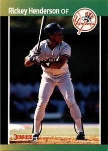 1989 Donruss #245 Rickey Henderson