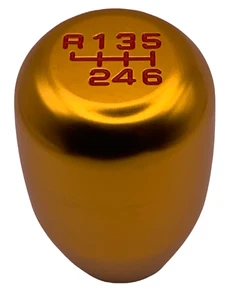 gold T2 Style Schaltknauf 6-Gang rot für Mazda - Bild 1 von 6