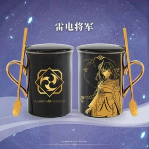 Genshin Impact Beelzebul Electric Plating Ceramic Mug Milk Tea Cup Anime Gift - Picture 1 of 3