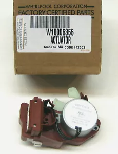 Attuatore lavatrice Whirlpool WPW10006355 W10006355 autentico - Foto 1 di 2