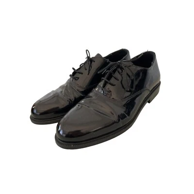 Stanley Blacker Patent Leather Dress Shoes Men's 8.5 Almond Toe Career Office - Image 1 of 4