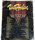 VAN HALEN 1981 FAIR WARNING TOUR CONCERT PROGRAM BOOK DAVID LEE ROTH VTG Rock