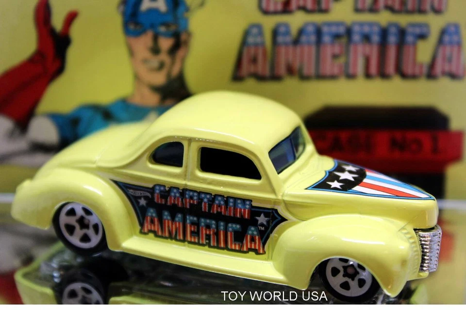 2016 Hot Wheels Marvel Captain America #1 '40 Ford Coupe - Image 1 of 1