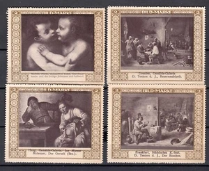 ES9480 Reklamemarken: Meisterwerke Eur. Museen prächtige typografische Drucke - Bild 1 von 1