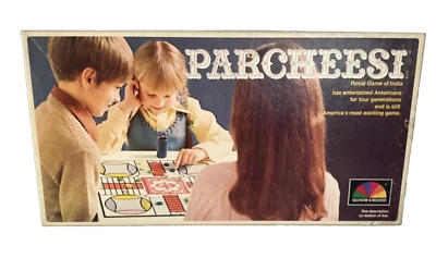 Vintage 1975 Parcheesi Board Game  Selchow & Righter Co.  COMPLETE - Image 1 of 4