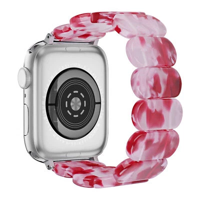 Correa elástica de resina para Apple Watch Ultra 2 49 mm serie 9 8 7 6 SE 41/45 mm Foto 1 de 4