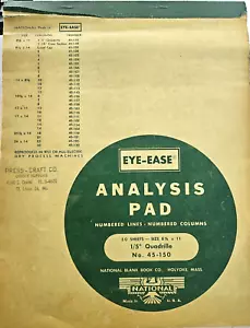 Bloc de notas cuadrille de análisis EYE-EASE con diseño de entrenador de modelo en alemán - Imagen 1 de 5