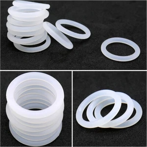 Weiße Silikon O-Ringe Dichtungsringe Schnurstärke=3mm Lebensmittelqualität - Picture 1 of 10