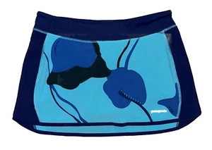 PATAGONIA BLUE STRETCH SHORTS SKIRT EASY CARE QUICK DRY SIZE S NEW - Picture 1 of 8