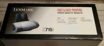 New Lexmark Z715 Color Jetprinter Brand New w/ Sealed Inks - Image 1 of 4