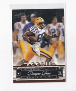 DWAYNE BOWE 2007 PLAYOFF PRESTIGE FOOTBALL ROOKIE CARD-SHIPS FREE - Picture 1 of 24