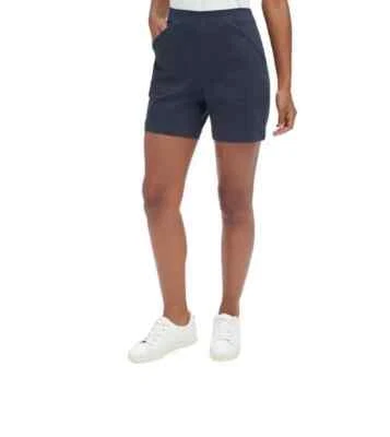 NUEVO Pantalones Cortos Pull-On Nautica Jeans para Mujer, Azul Marino, Talla GRANDE Foto 1 de 4