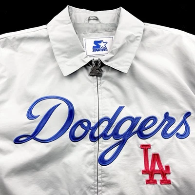 LA Dodgers Starter Mens Jacket Full Zip Windbreaker Large 2025 MLB CHAMPS - Image 1 of 4