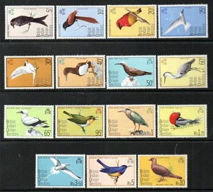 B.I.O.T. Aves MNH 1975 SG62-76 - Imagen 1 de 1