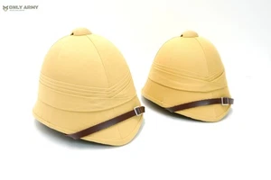 British Army Tropical Pith Helmet Reproduction Foreign Service Colonial Hat Zulu - Picture 1 of 7