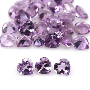 11,84 ct. unbeheizt 28 Teile rosa Amethyst Brasilien Herzform - Bild 1 von 4