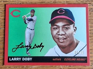 LARRY DOBY - 2020 TOPPS ARCHIVES BORDO ROSSO /75 SP #76 - Foto 1 di 3