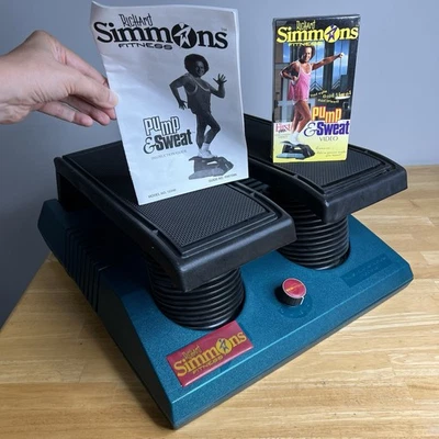 Richard Simmons Fitness Stair Stepper Step Exercise Machine & Sealed Video Prop - Image 1 of 4