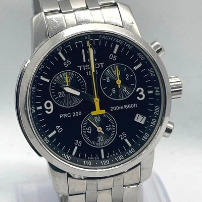 Tissot PRC200 Mens Wristwatch Quartz Analog Authentic Timepiece Dress Watch - Image 1 of 4