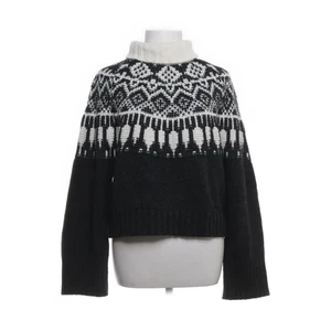 Massimo Dutti, Rollkragenpullover, Größe: XS, Weiß/Grau #mnG - Bild 1 von 5