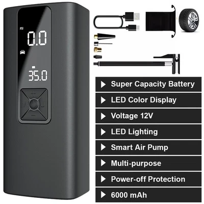 Portable Wireless Vehicle Mounted Air Pump 12V Air Compressor Car Tyre Inflator - Image 1 of 4