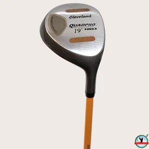 Cleveland QUADPRO 5-Wood 19º RH Graphite Proforce 65 Gold Stiff-Flex Shaft 43" - Picture 1 of 12